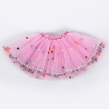 Load image into Gallery viewer, HB HBB MAGIC Girls Pom Pom Tulle Skirt
