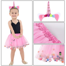 Load image into Gallery viewer, HB HBB MAGIC Girls Pom Pom Tulle Skirt
