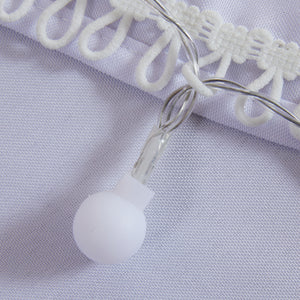 HANGING BULBS White Polyester TableCloths 54*108 inches for Rectangle Table