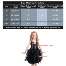 Load image into Gallery viewer, HOHO MONKEY Girls Tutu Dress for Princess Birthday Outfit Sparkly Sequin Tulle Party Dress for Girls Prom Sneaker Ball Pageant
