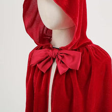 Load image into Gallery viewer, HOHO MONKEY Girls Red Cloak for Halloween Christmas
