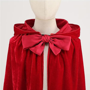 HOHO MONKEY Girls Red Cloak for Halloween Christmas