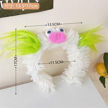 Load image into Gallery viewer, PLUSH MONSTER Adult Headband for role play party gift
