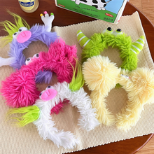 Load image into Gallery viewer, PLUSH MONSTER Adult Headband for role play party gift
