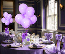 Load image into Gallery viewer, HOHO MONKEY 4 Set Purple Hot Air Balloons Table Centerpieces for Hot Air Balloon Themed Baby Shower Decorations for Girls Birthday Party Wedding Table Decorations(Without Flowers)
