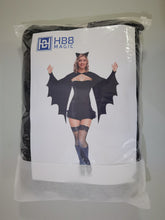 Load image into Gallery viewer, HB HBB MAGIC Bat Wings Costume Women Adult Halloween Bat Shrug with Ears Headband
