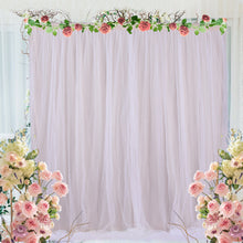 Load image into Gallery viewer, OUTPAIN 5 ft X 7 ft Champagne Tulle Backdrop Curtains for Baby Shower Party Wedding Photo Drape Backdrop for Photography Props Engagement Bridal Shower
