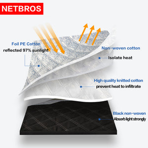 Netbros Car Cover 4 layers UV Resistant