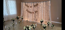 Load image into Gallery viewer, HB HBB MAGIC White Sheer Tulle Backdrop Curtains Net Curtains for Parties, Wedding, Baby Shower, Birthday Party, Photo Booth Backdrop Curtain Drapes Decorations 10 ft X 7 ft
